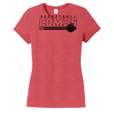 District Ladies Perfect Tri Tee w/ Back Print Thumbnail