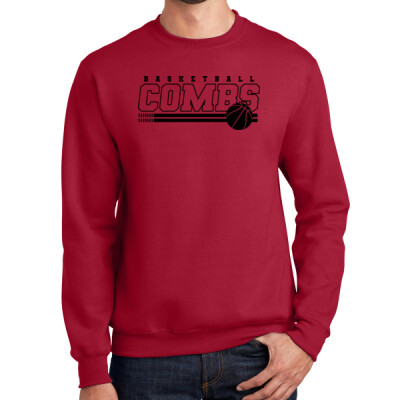 Port & Company Unisex Fleece Crewneck Sweater w/ Back Print Thumbnail